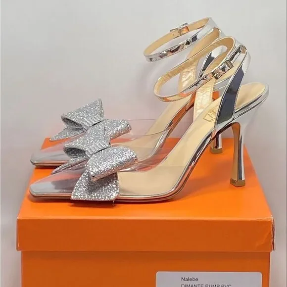 Nalebe Stories Through Seasons Diamante Bow Pumps size 38.5
